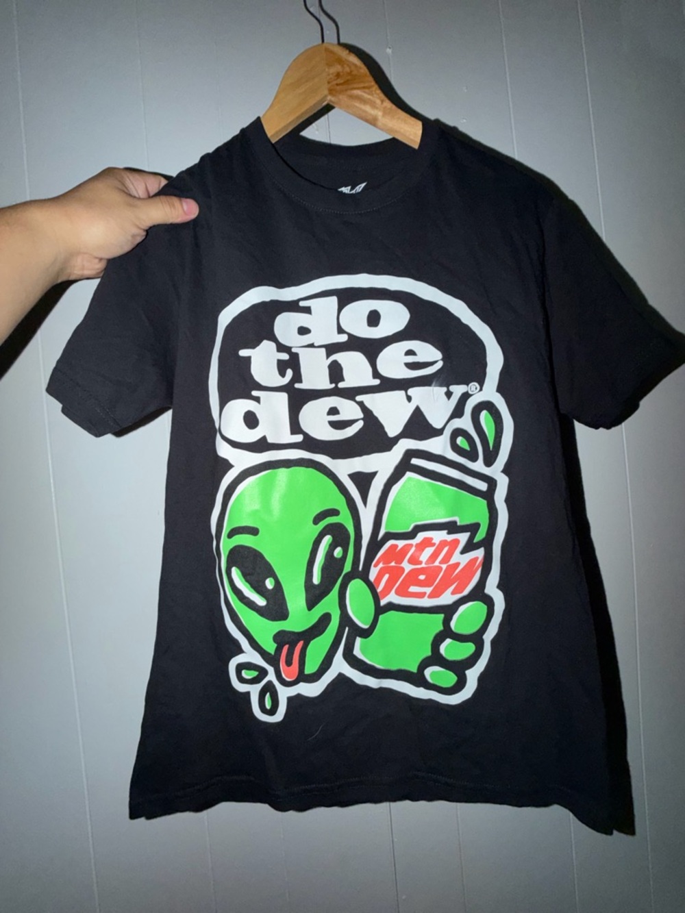 MTN DEW 'Do The Dew' Black Short Sleeve Graphic Tee
